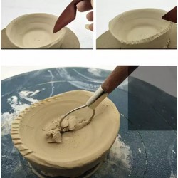 طقم ادوات خشبية للحفر والتشكيل على الخزف / 5 قطع 047 PICASSO